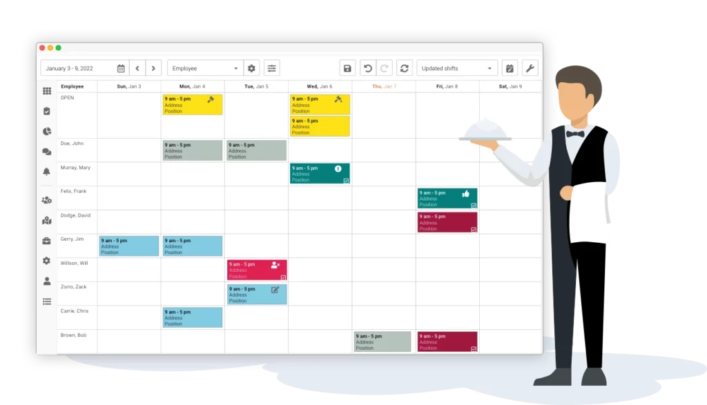 scheduling in the events industry